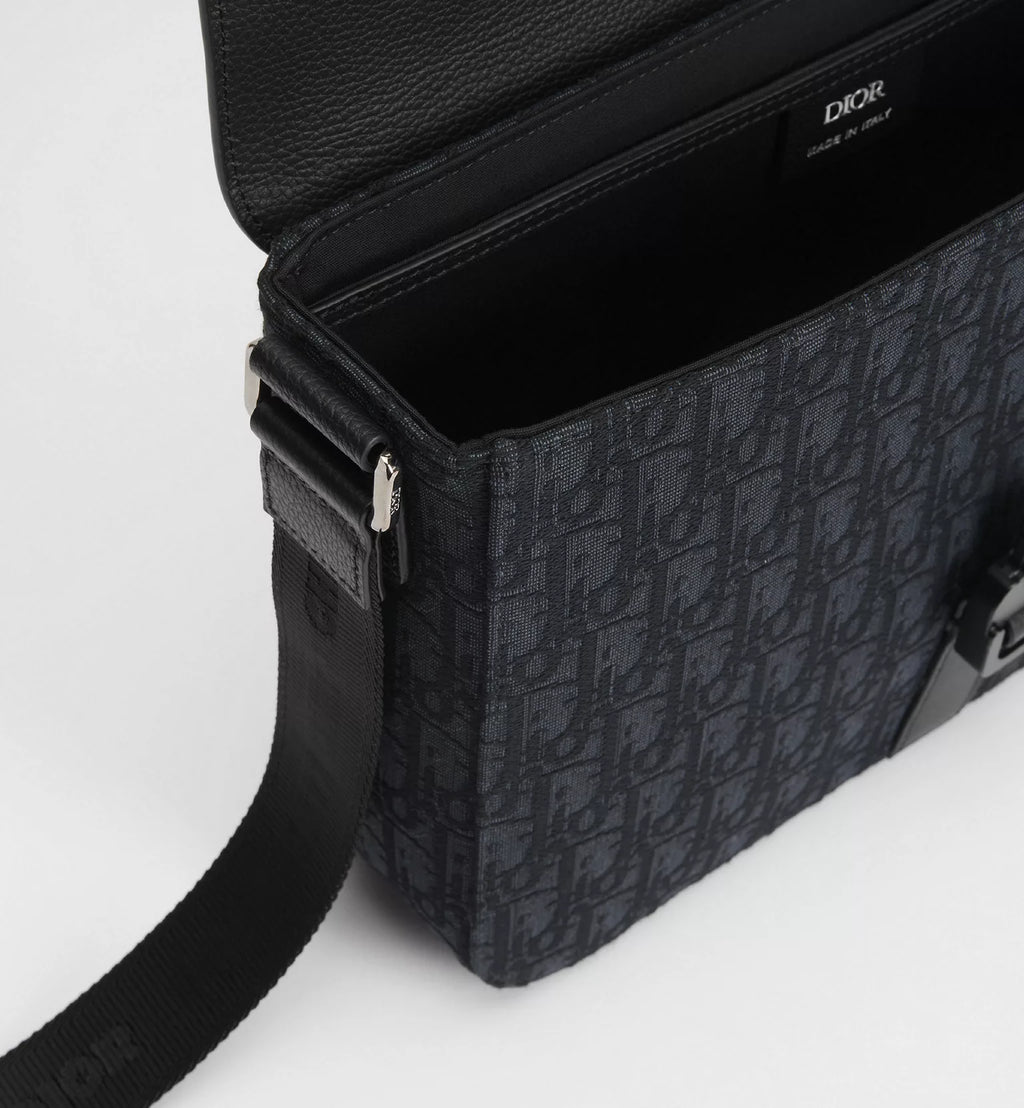 Medium Saddle Messenger Bag with Flap