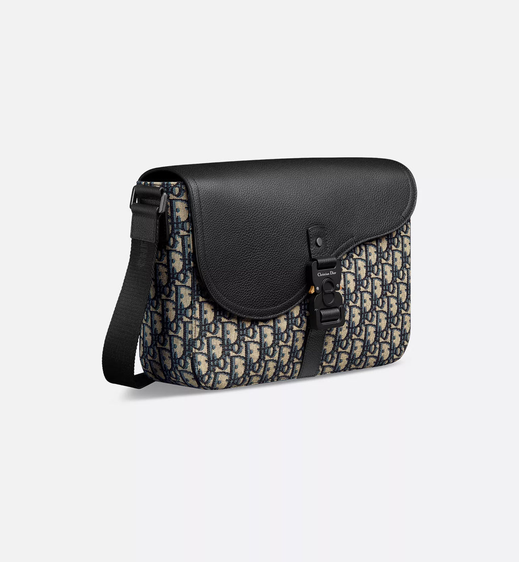 Medium Saddle Messenger Bag with Flap
