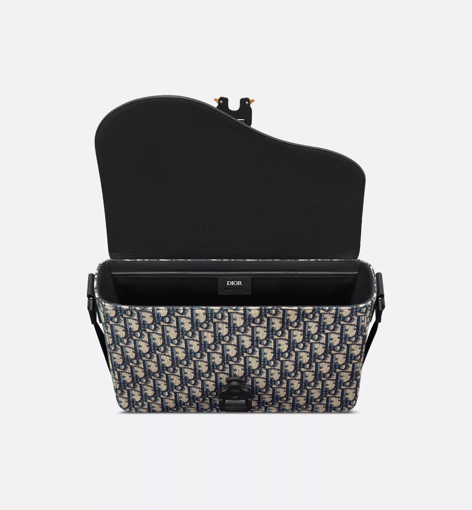 Medium Saddle Messenger Bag with Flap