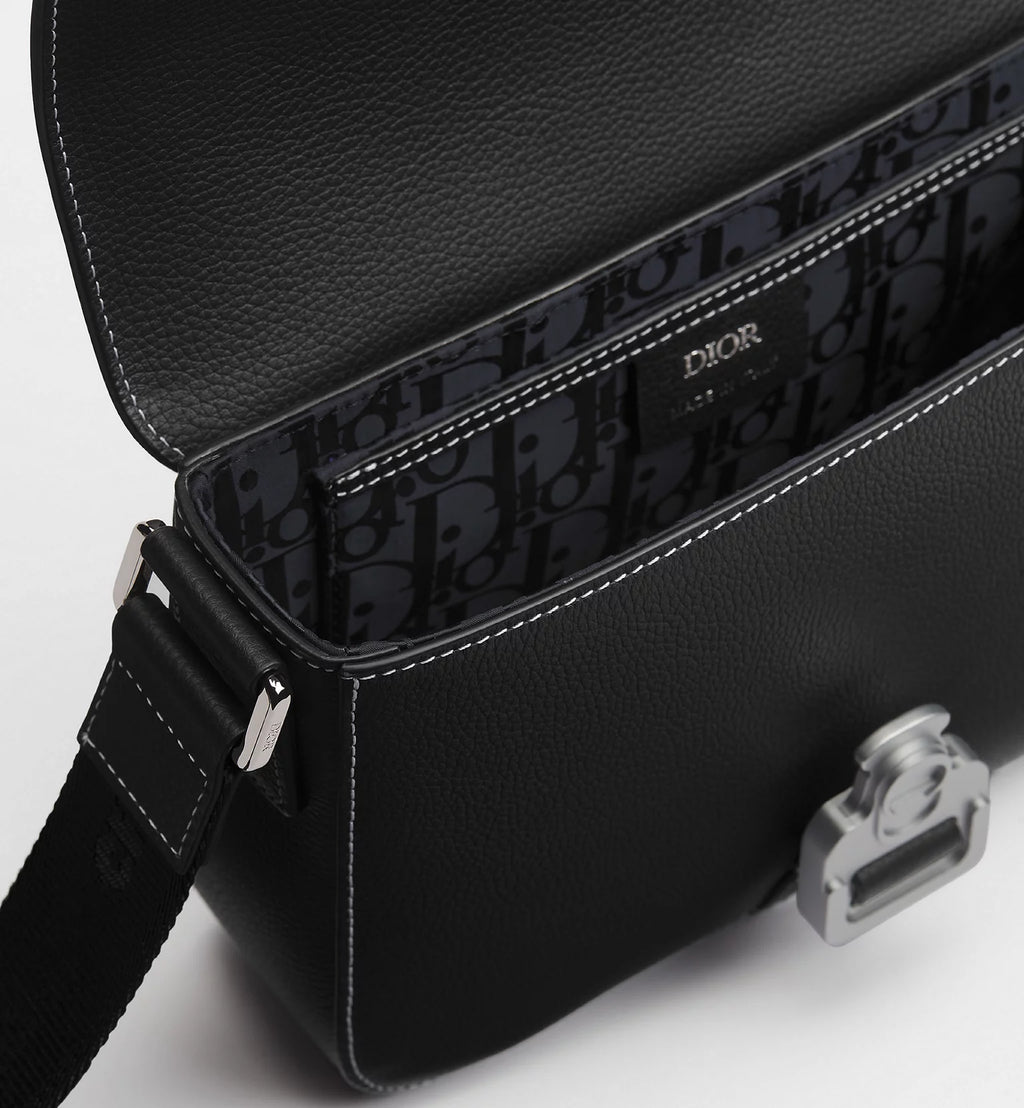 Small Saddle Messenger Bag with Flap