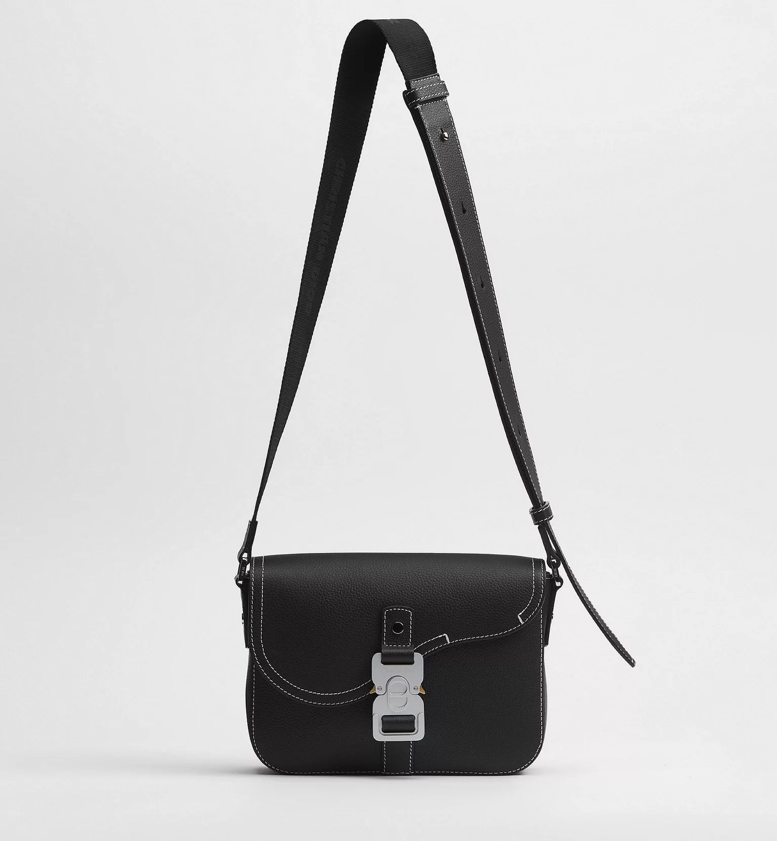 Small Saddle Messenger Bag with Flap