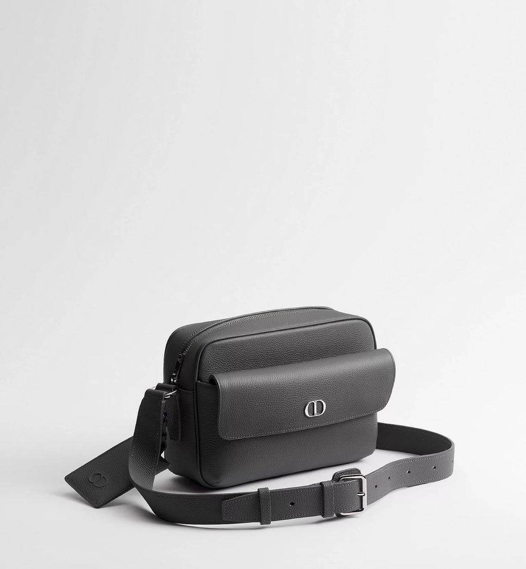 CD Icon Zipped Messenger Bag