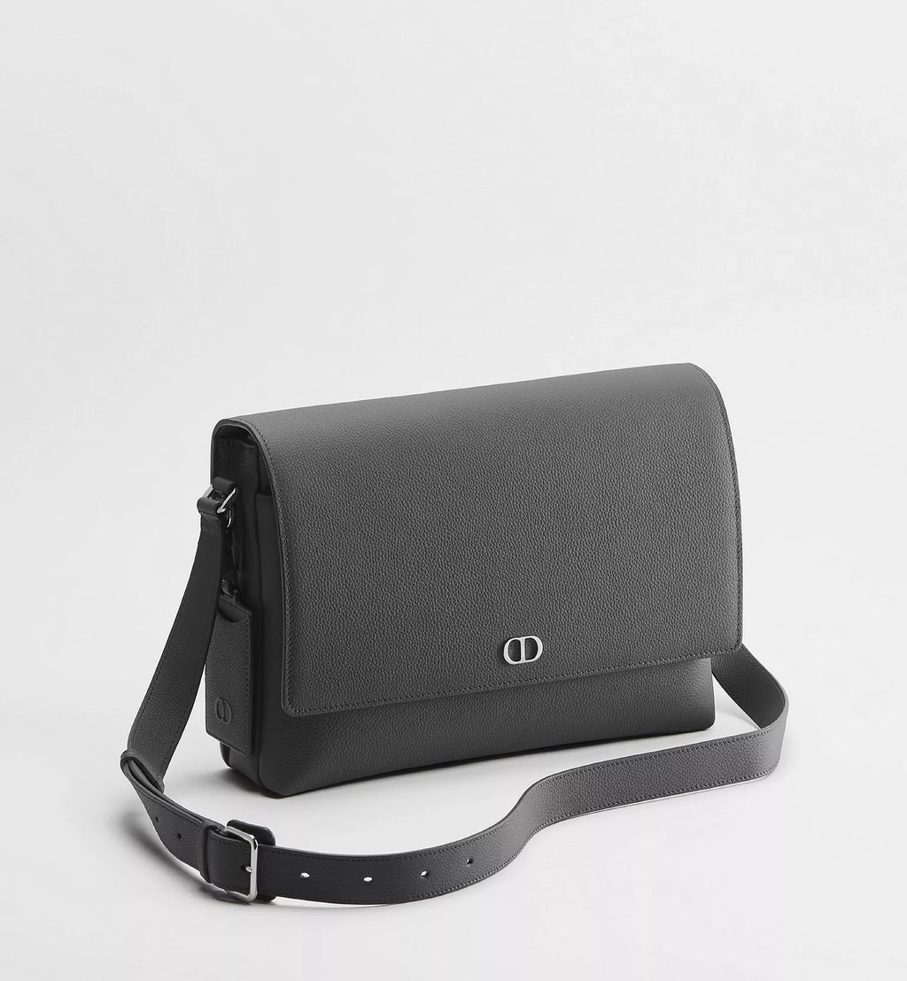 CD Icon Messenger Bag with Flap