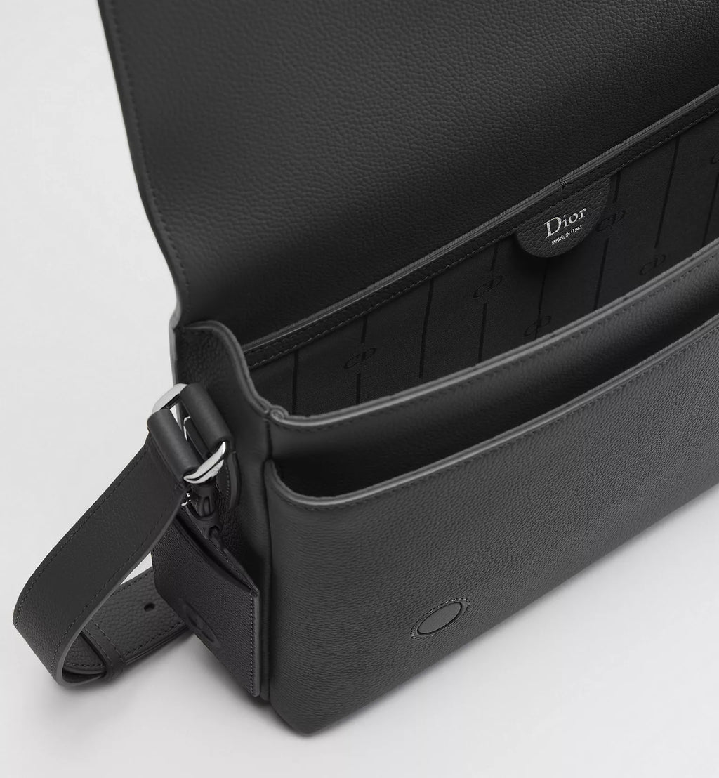 CD Icon Messenger Bag with Flap