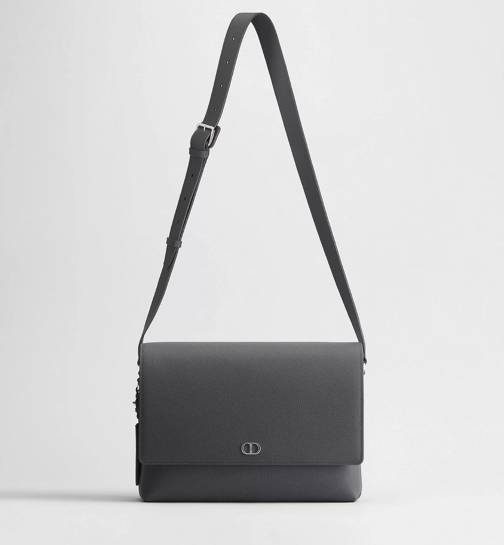 CD Icon Messenger Bag with Flap