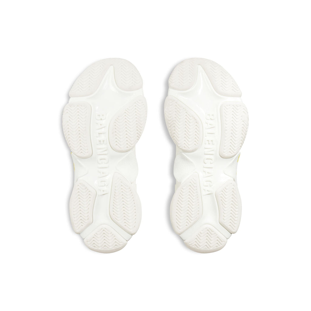 Men's Triple S Tape Type Trainers in White/yellow