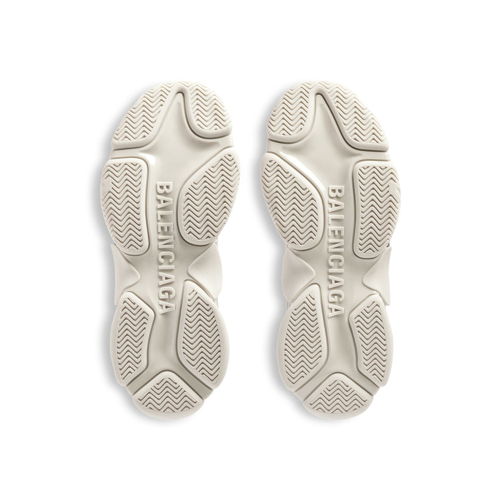Men's Triple S Tape Trainers in Beige/black