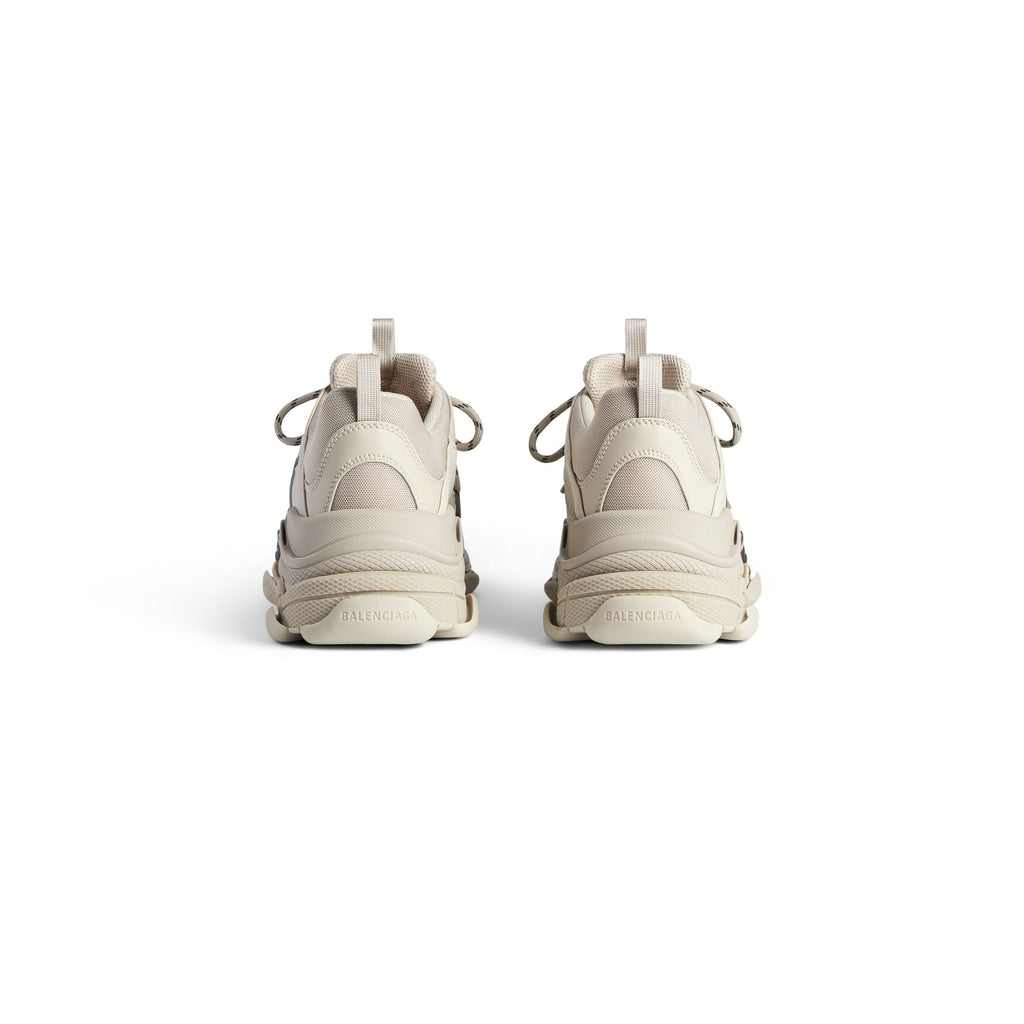 Men's Triple S Tape Trainers in Beige/black