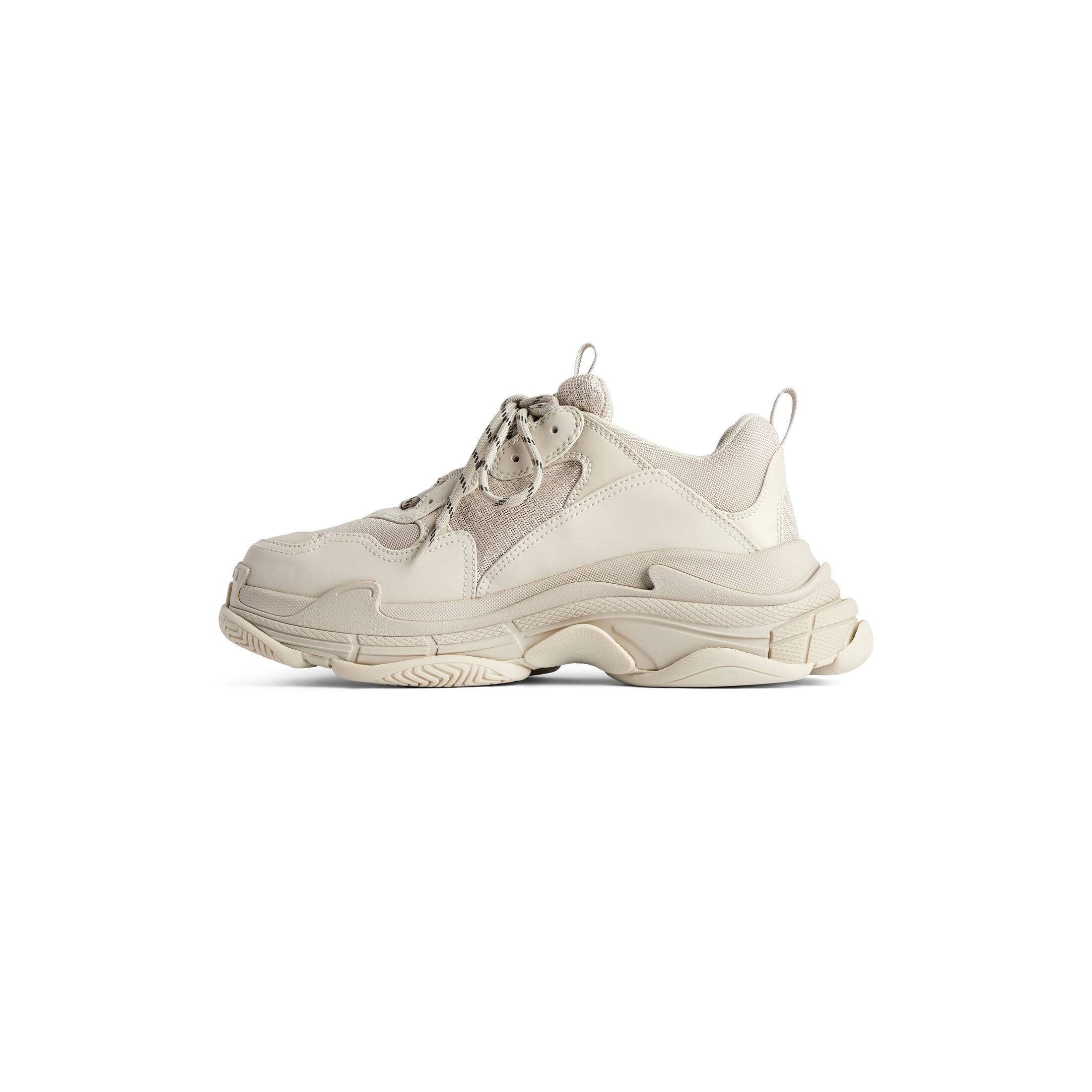 Men's Triple S Tape Trainers in Beige/black