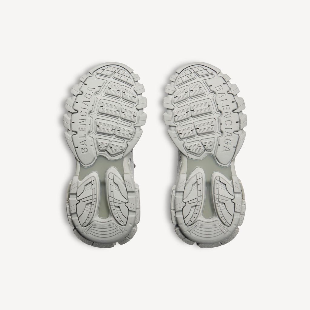 Men's Track Signature Trainers in Grey/neon Yellow