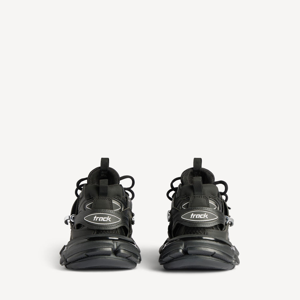 Men's Track Piercing Trainers in Black