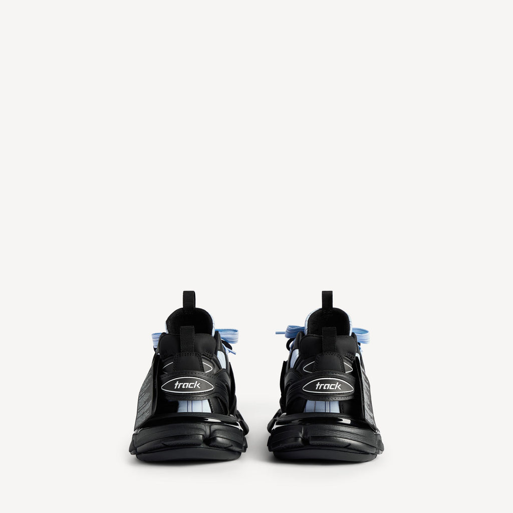 Men's Track Shirt Trainers in Black/blue