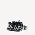 Men's Runner Trainers in Black/silver