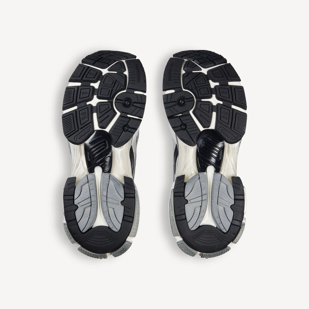 Men's Runner Trainers in Grey/white/black