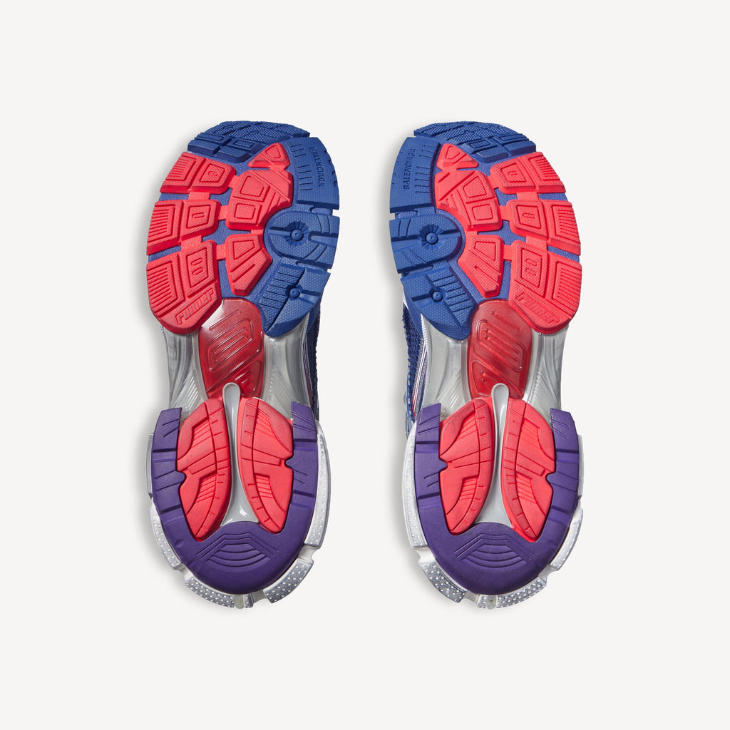 Men's Runner Gradient Trainers in Navy/red/grey