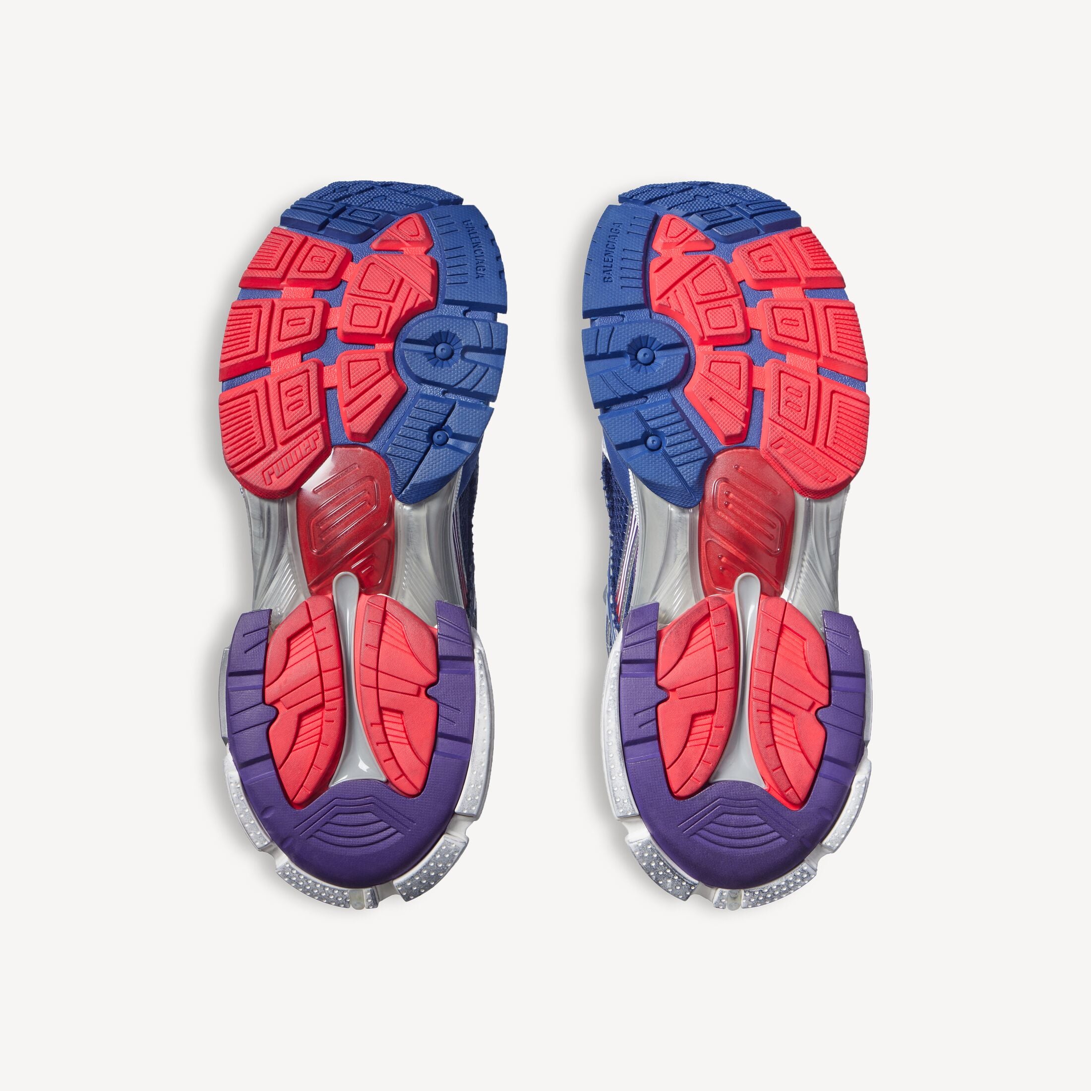 Men's Runner Gradient Trainers in Navy/red/grey