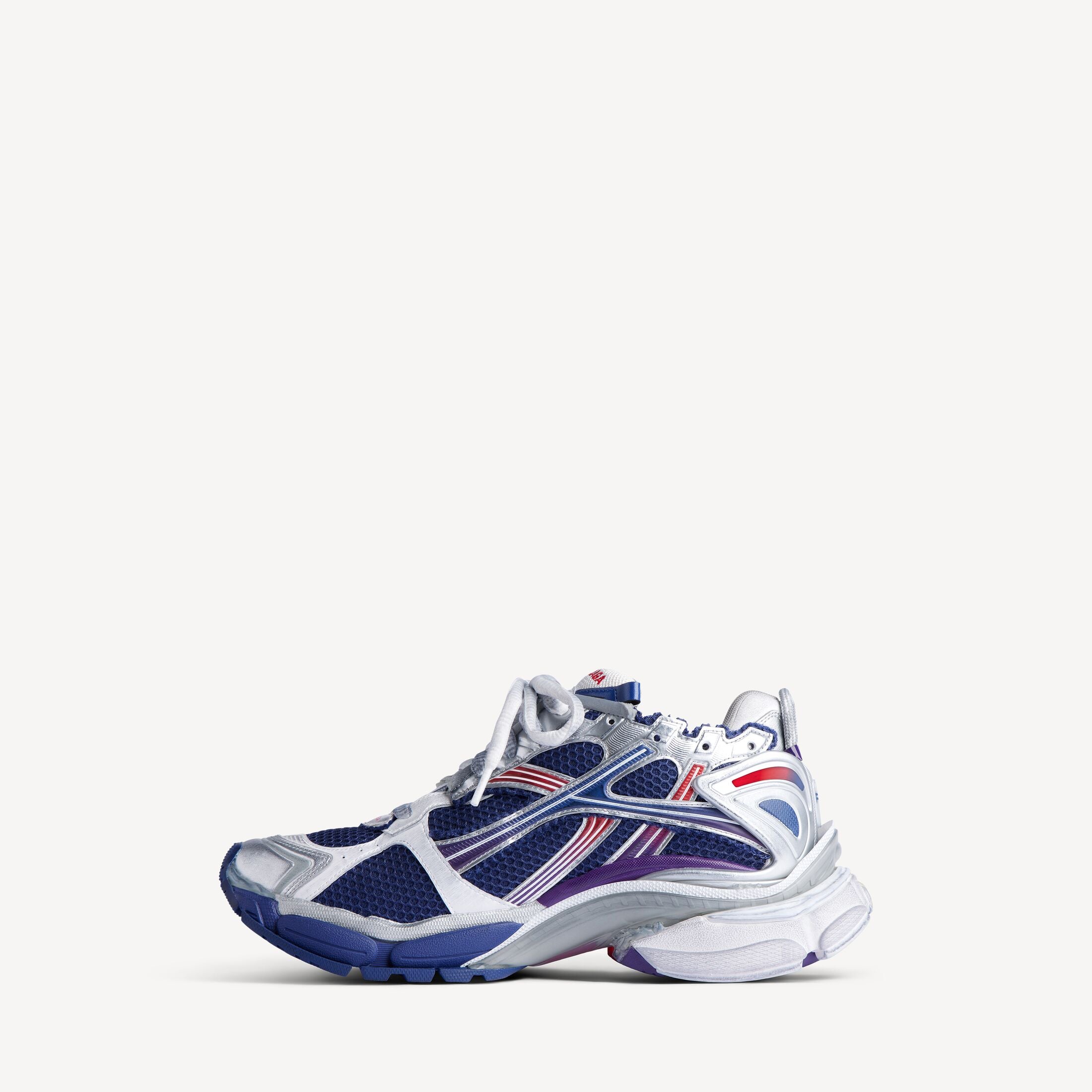 Men's Runner Gradient Trainers in Navy/red/grey