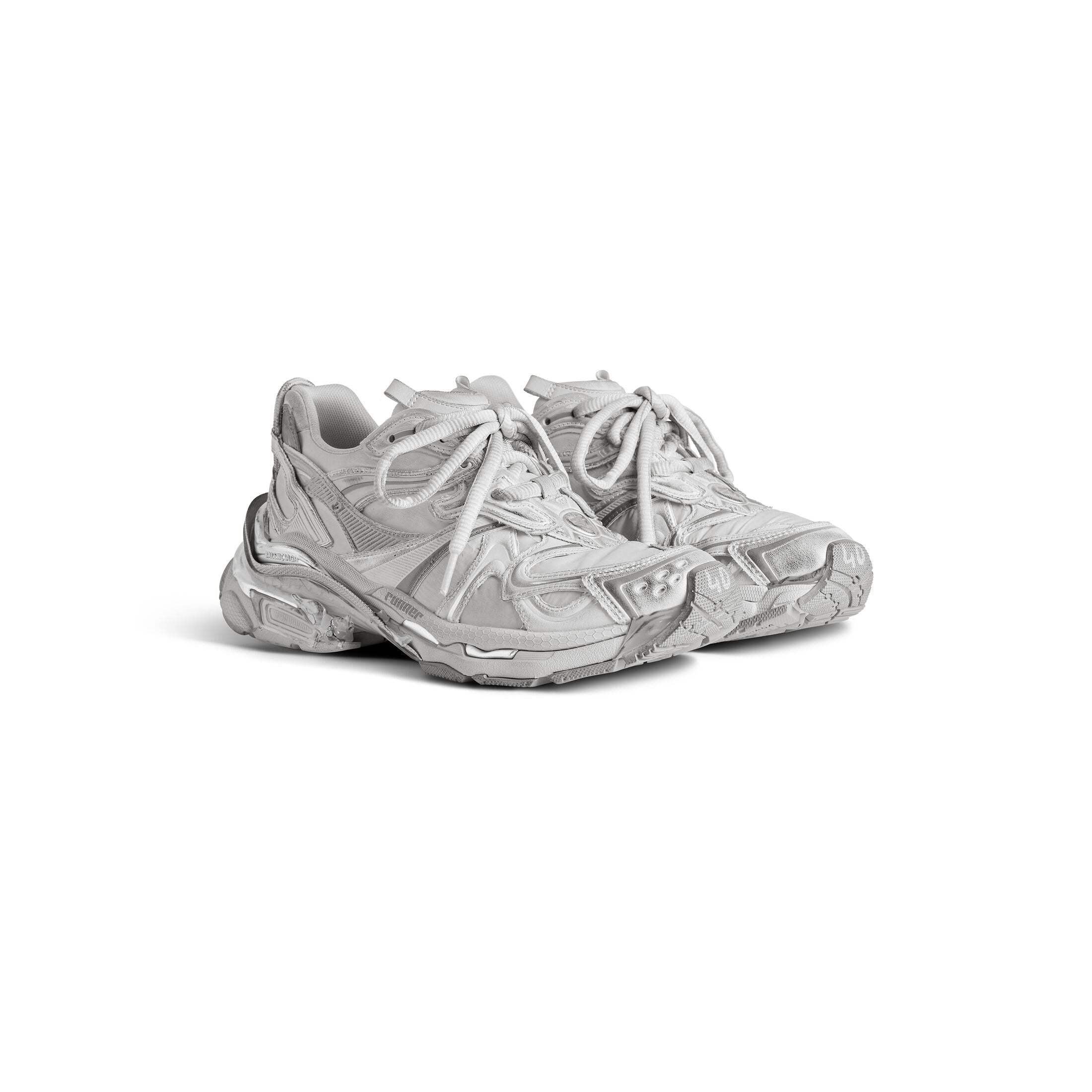 Men's Runner 2.0 Trainers in Grey/silver