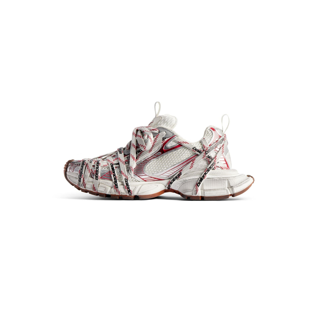 Men's 3xl Extreme Laces Logo Sneaker in Beige/grey/red/brown