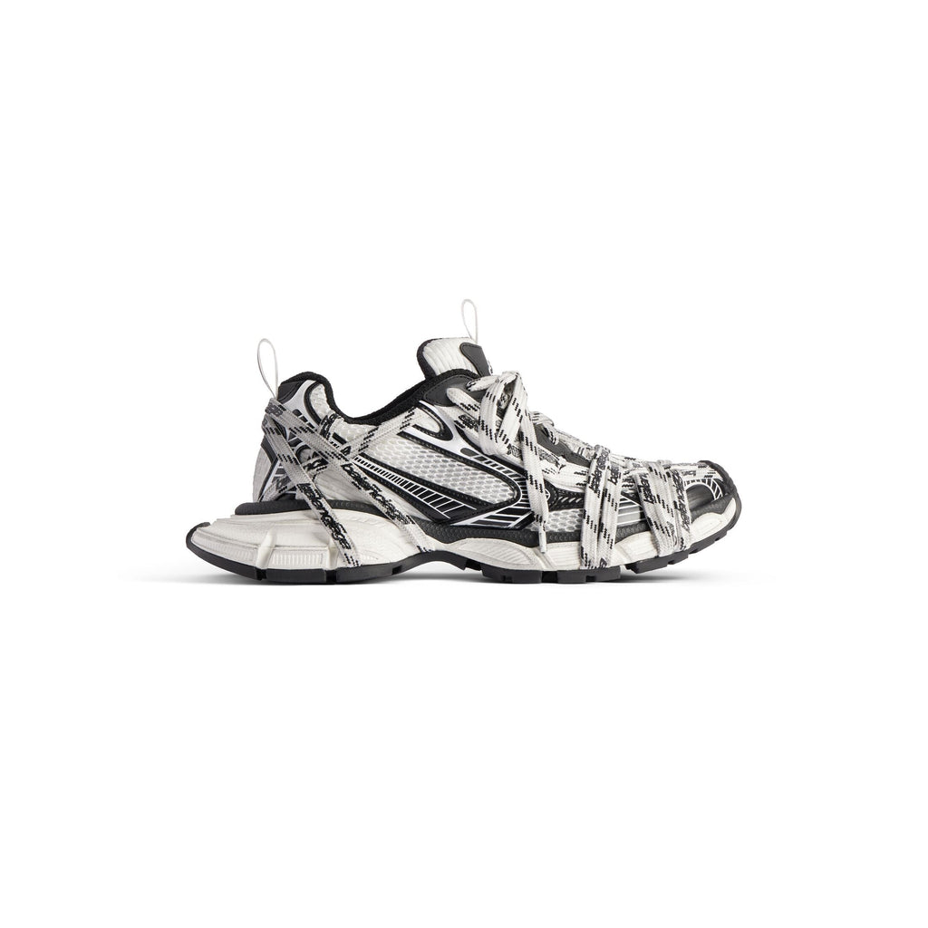 Men's 3xl Extreme Laces Logo Sneaker in White/black