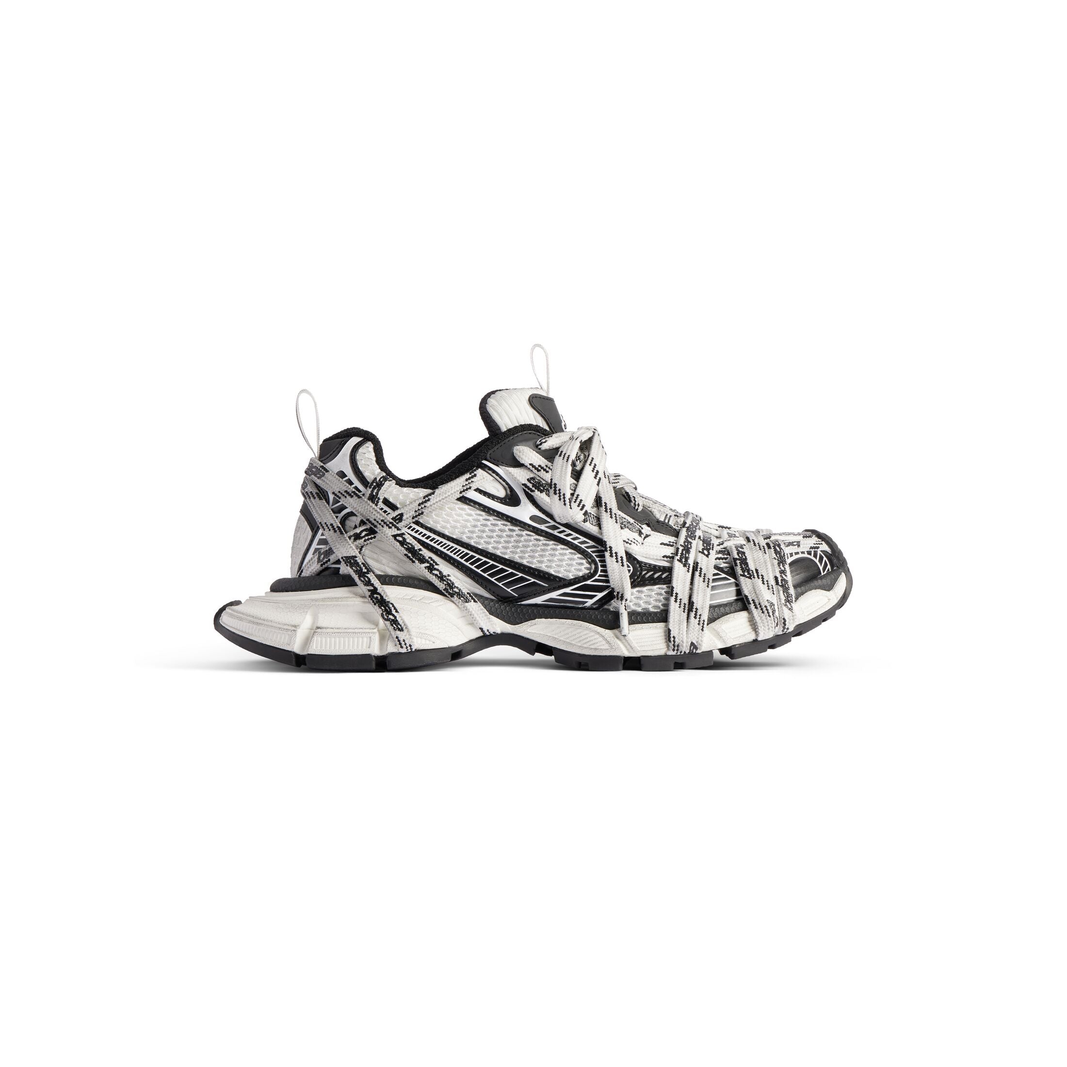 Men's 3xl Extreme Laces Logo Sneaker in White/black