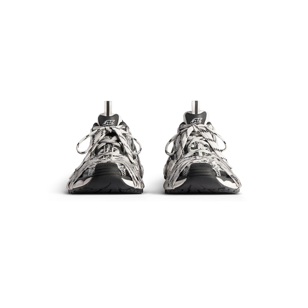 Men's 3xl Extreme Laces Logo Sneaker in White/black