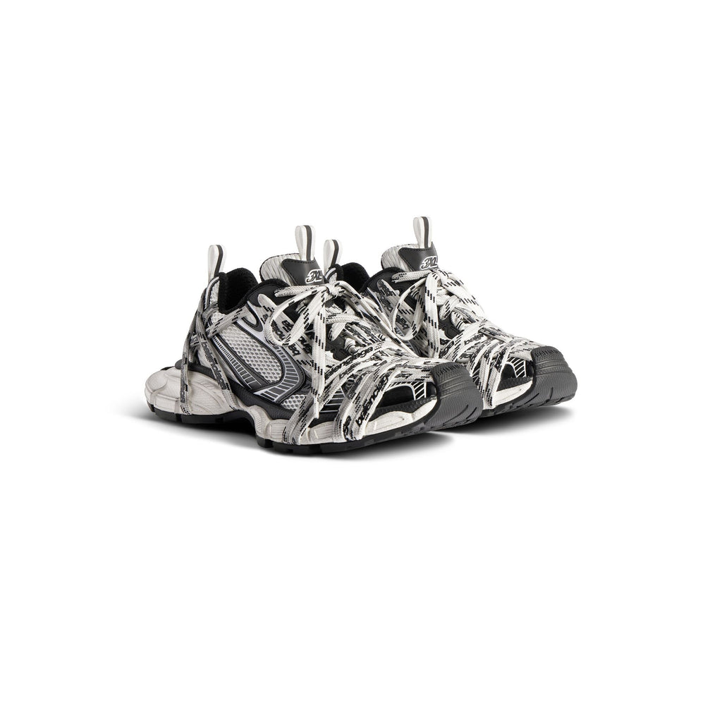 Men's 3xl Extreme Laces Logo Sneaker in White/black