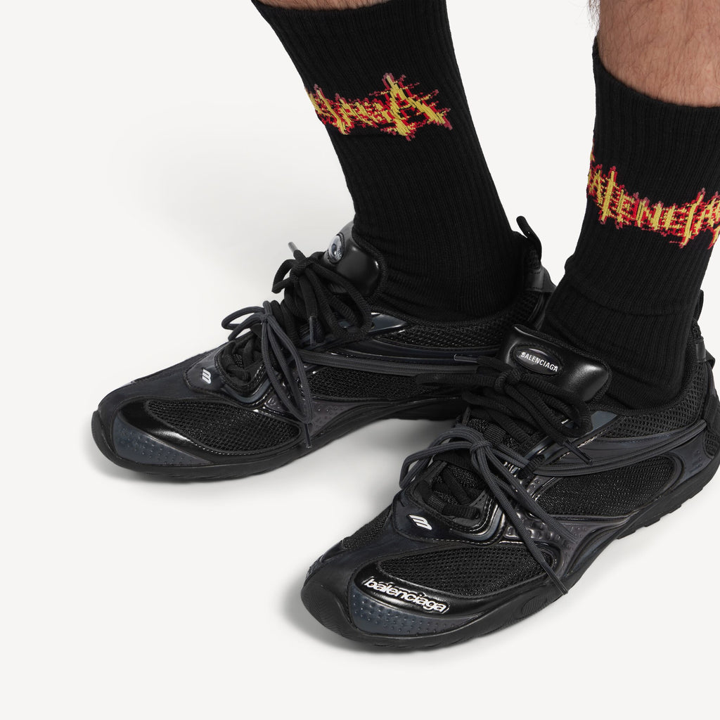 Men's Radar Trainers in Black/grey