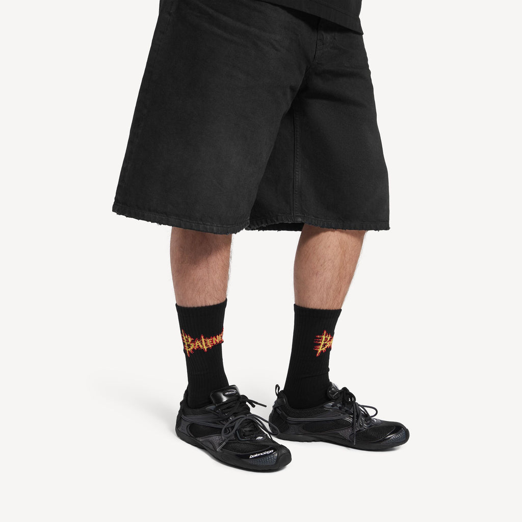 Men's Radar Trainers in Black/grey