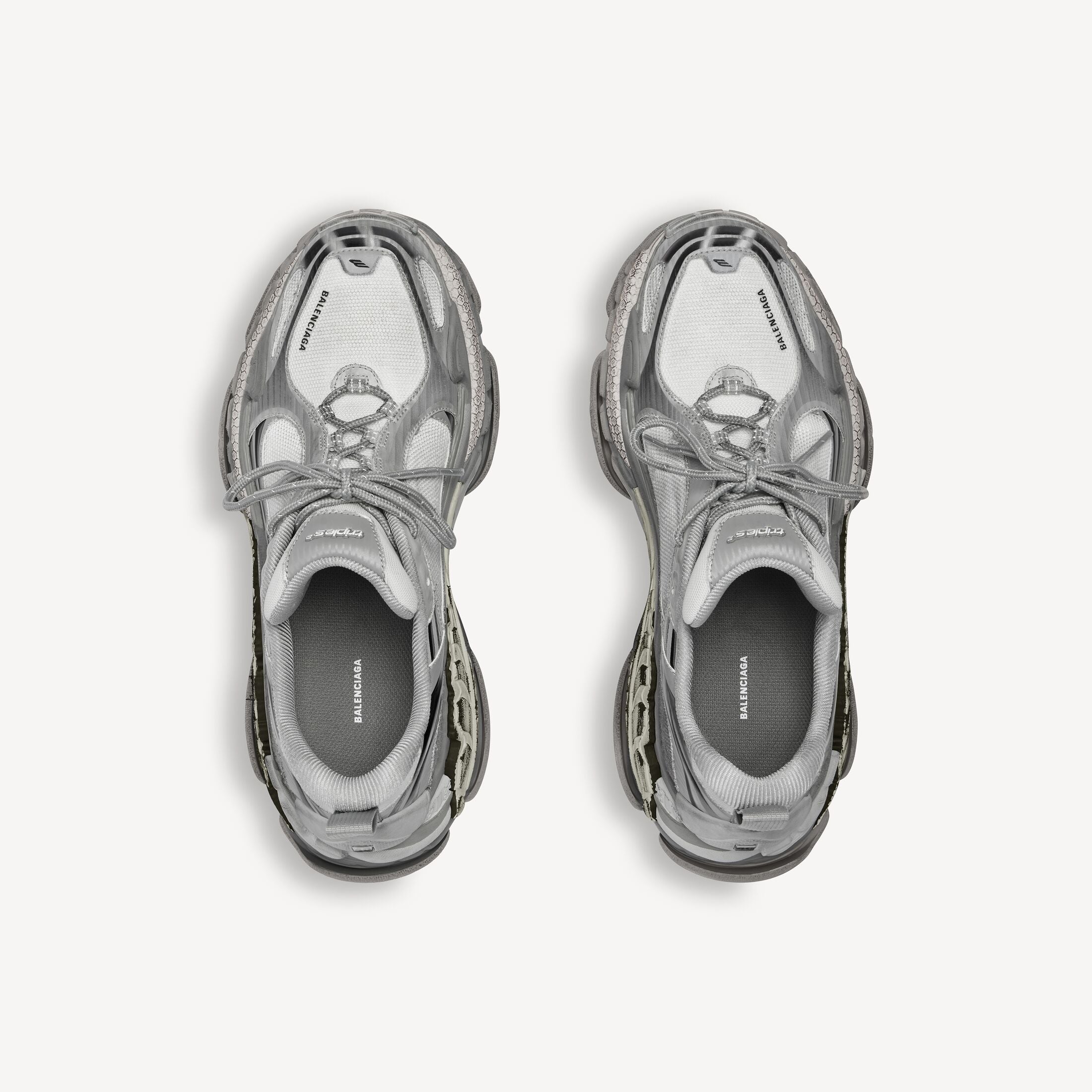 Men's Triple S.2 Gradient Trainers in Grey