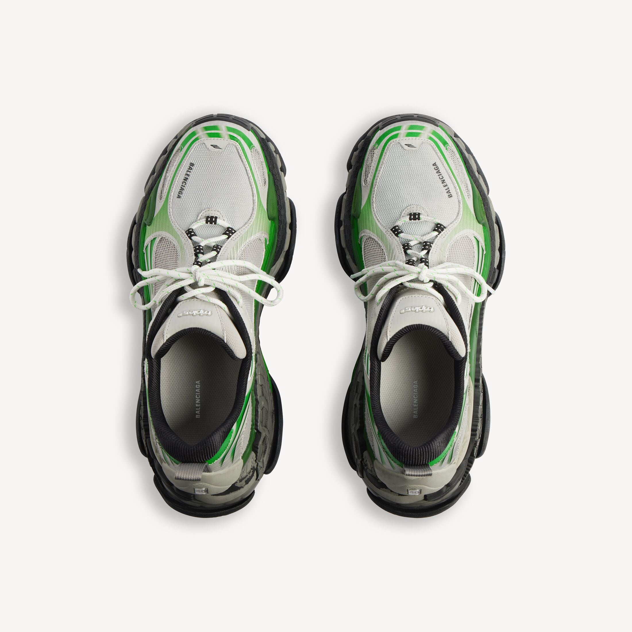 Men's Triple S.2 Trainers in Grey/green