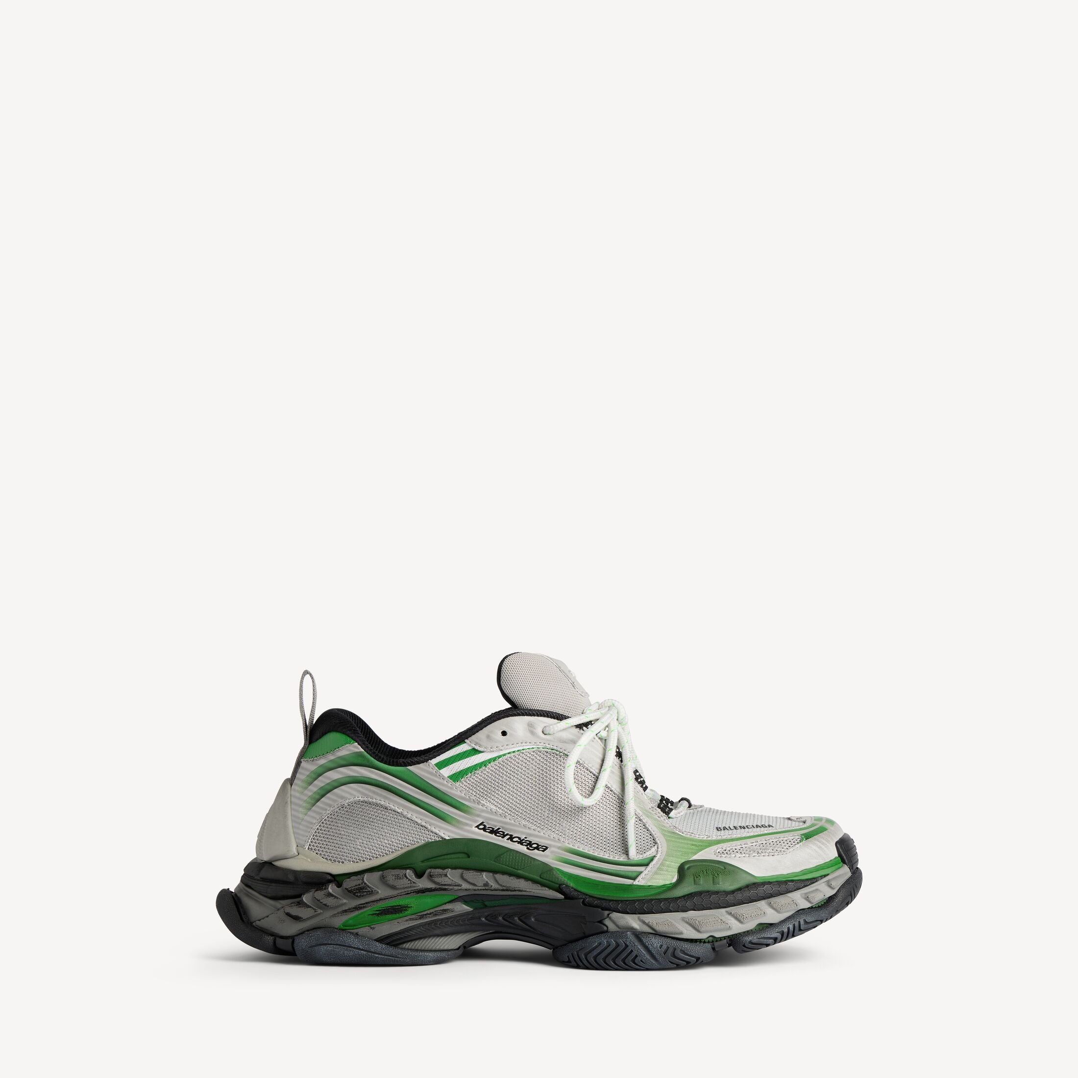 Men's Triple S.2 Trainers in Grey/green