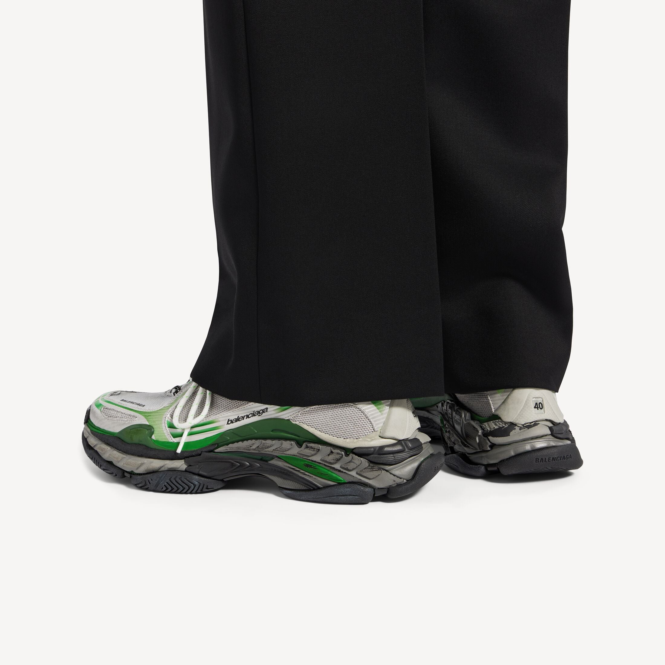 Men's Triple S.2 Trainers in Grey/green