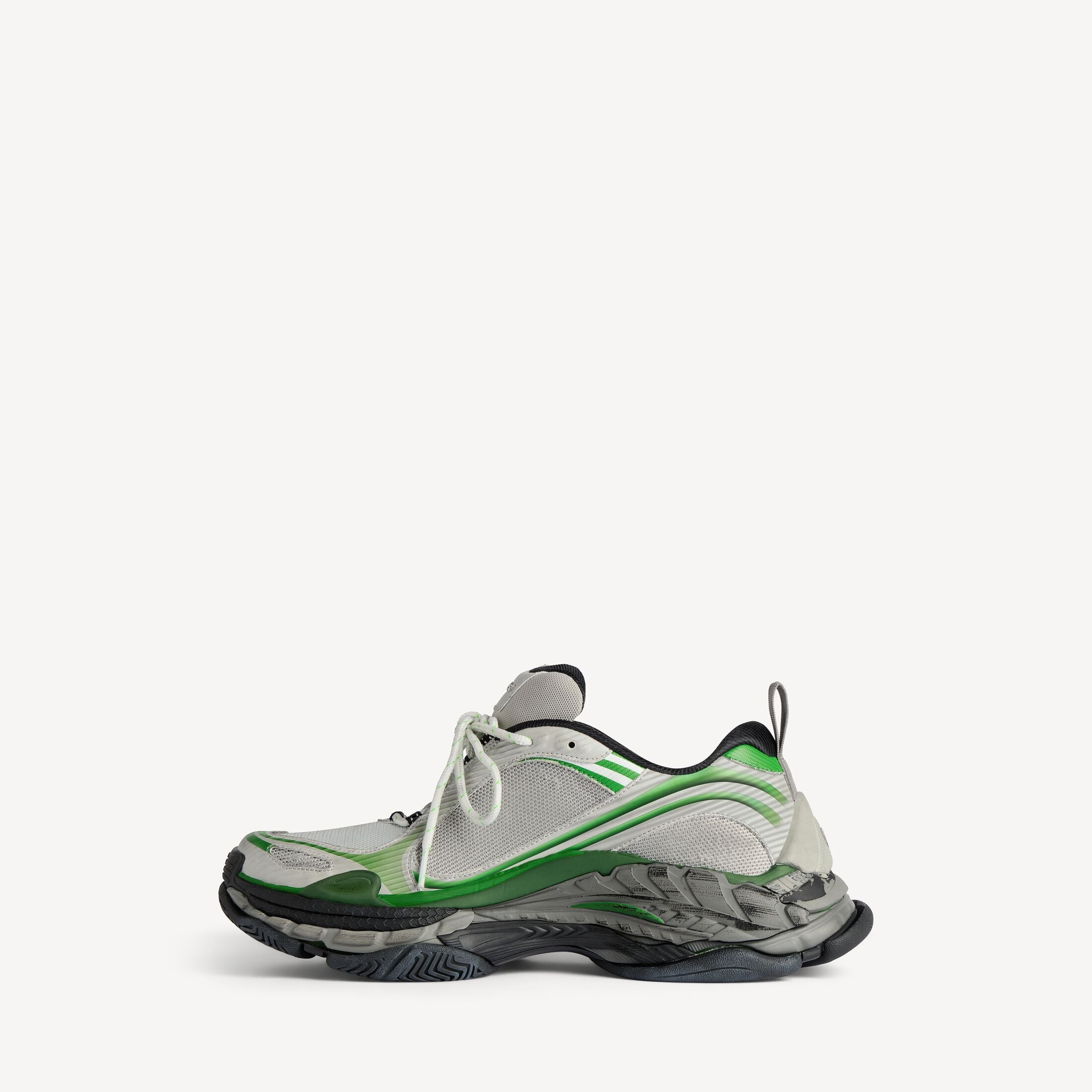Men's Triple S.2 Trainers in Grey/green