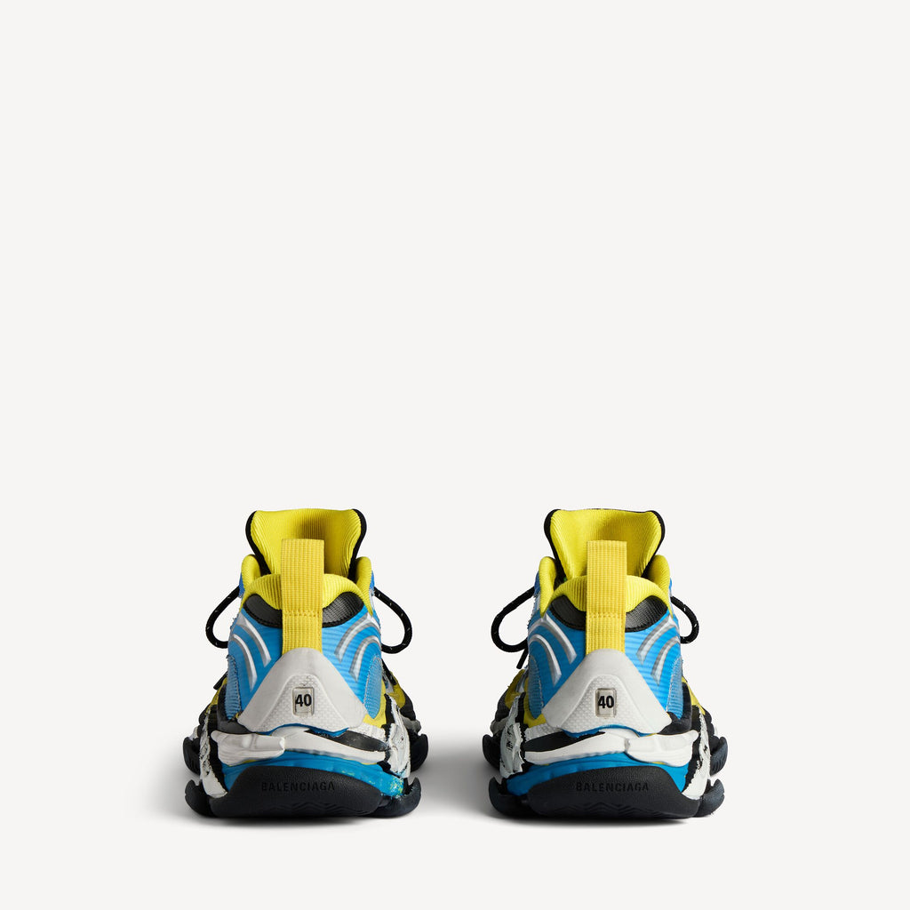 Men's Triple S.2 Trainers in Blue/white/yellow