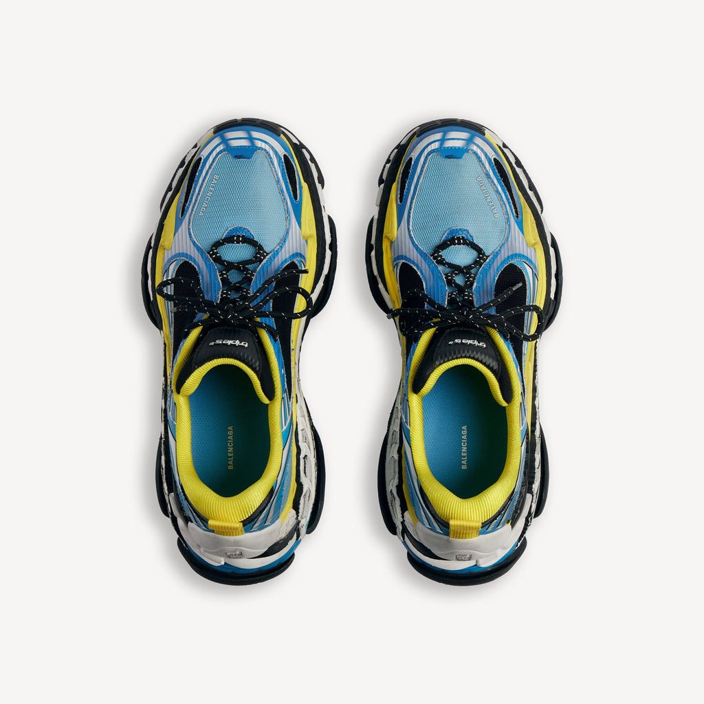 Men's Triple S.2 Trainers in Blue/white/yellow