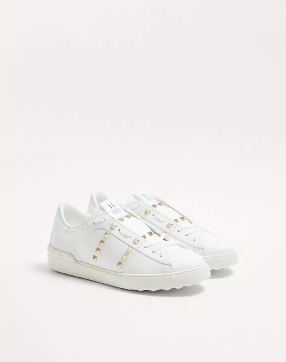 Calfskin Rockstud Untitled Sneaker