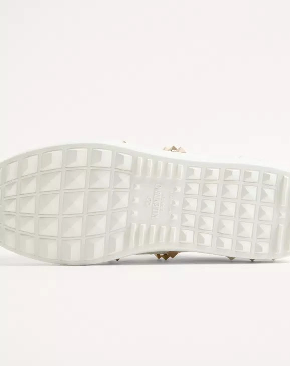 Calfskin Rockstud Untitled Sneaker
