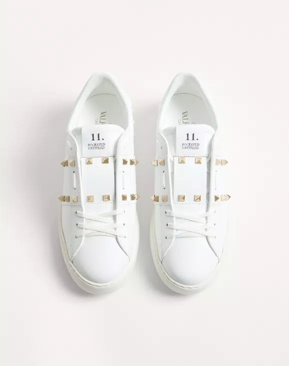 Calfskin Rockstud Untitled Sneaker
