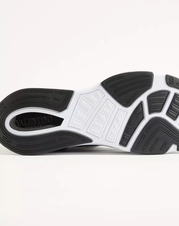 Demivee Trainer In Mesh Fabric With Suede Inserts