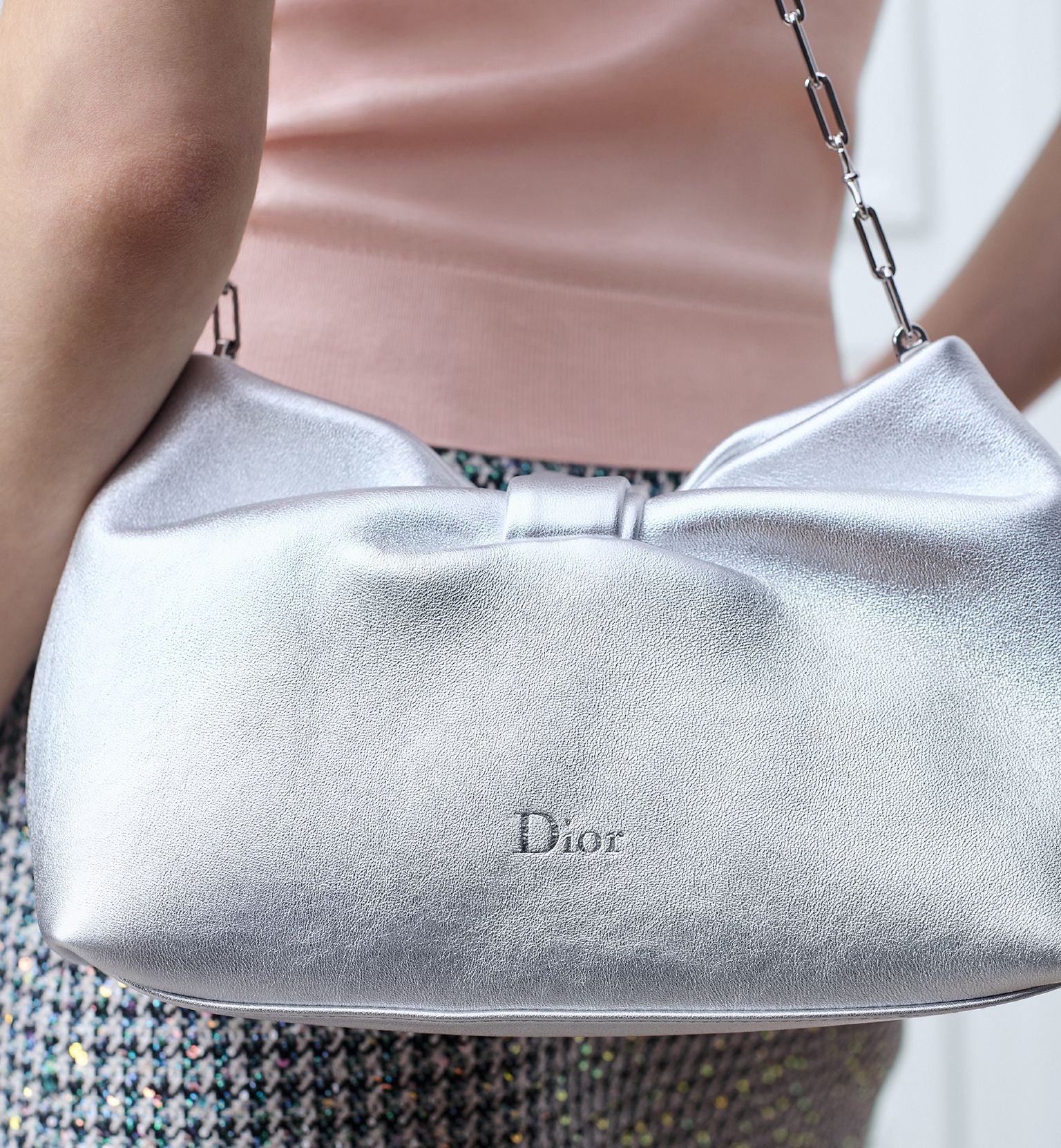 Dior Or Small Dior Bow Bag