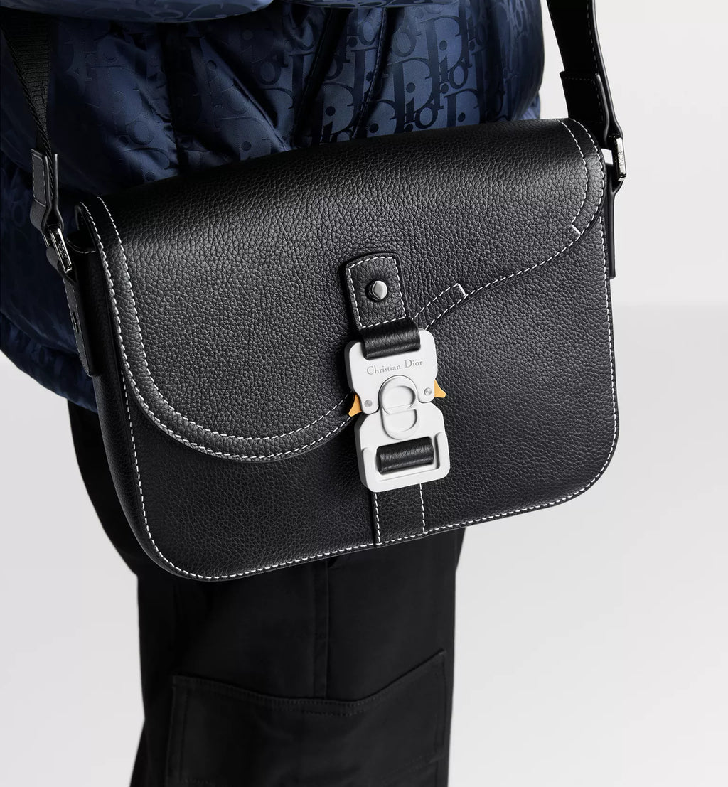 Small Saddle Messenger Bag with Flap
