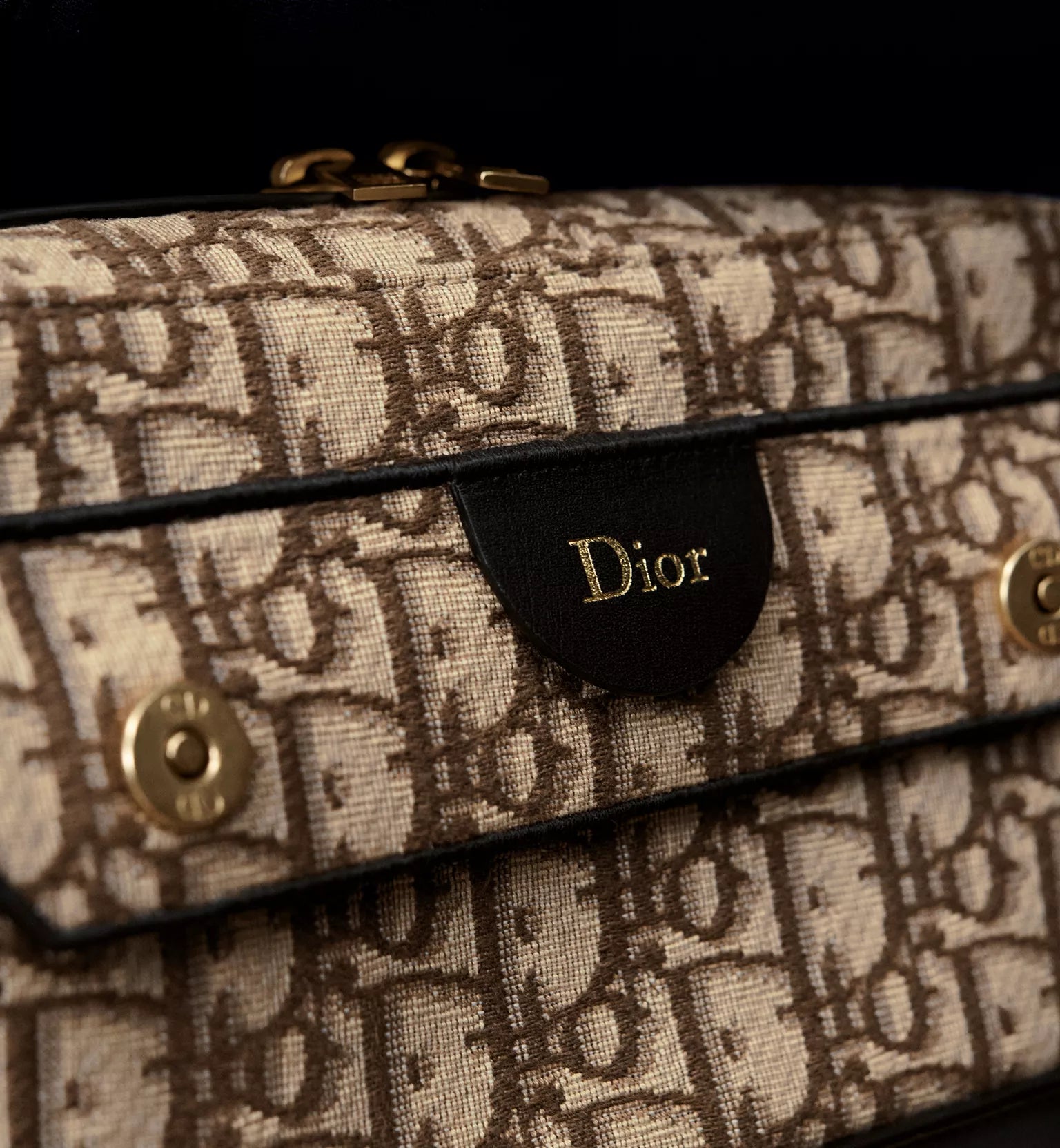Mini Pocket Dior Jett Zipped Messenger Bag
