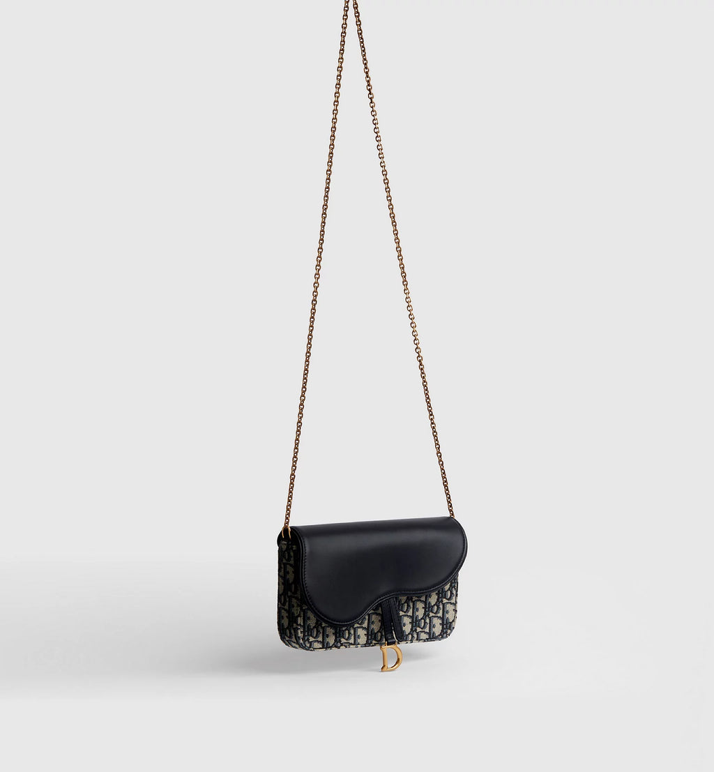 Medium Saddle Pouch with Chain