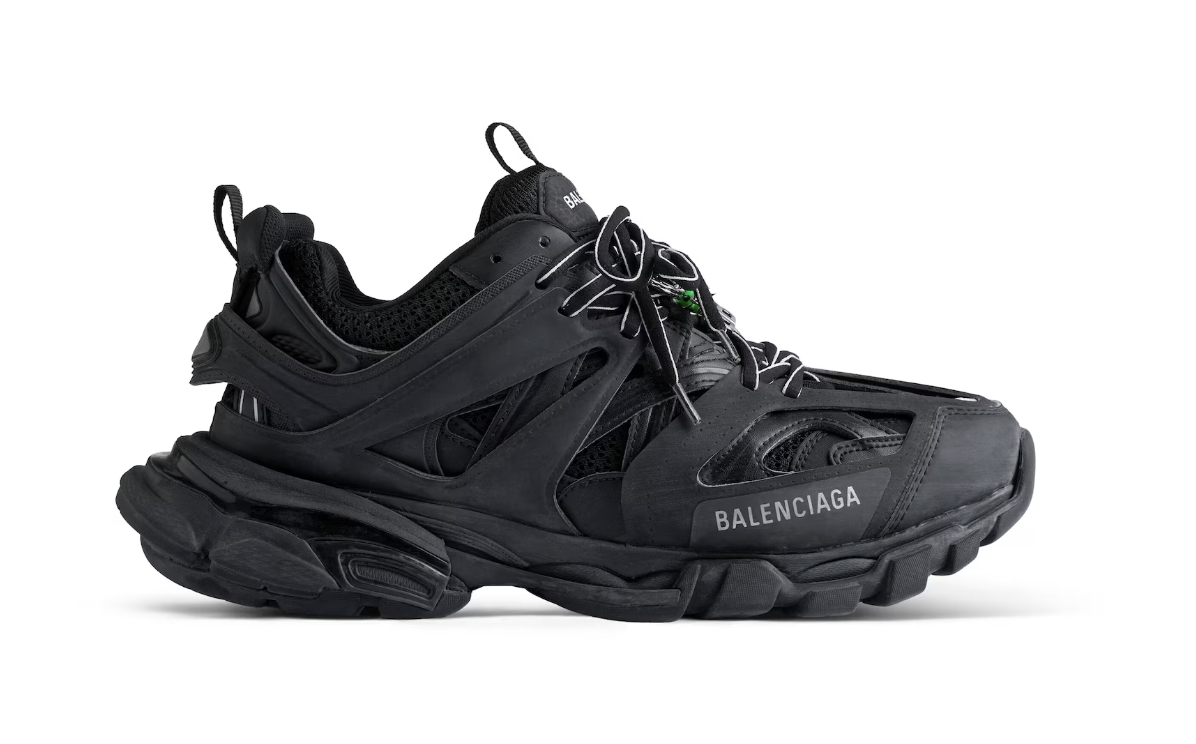 Men's Track Trainers With Charms in Black
