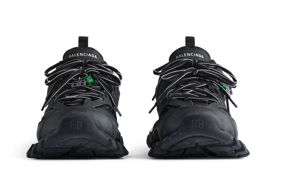 Men's Track Trainers With Charms in Black
