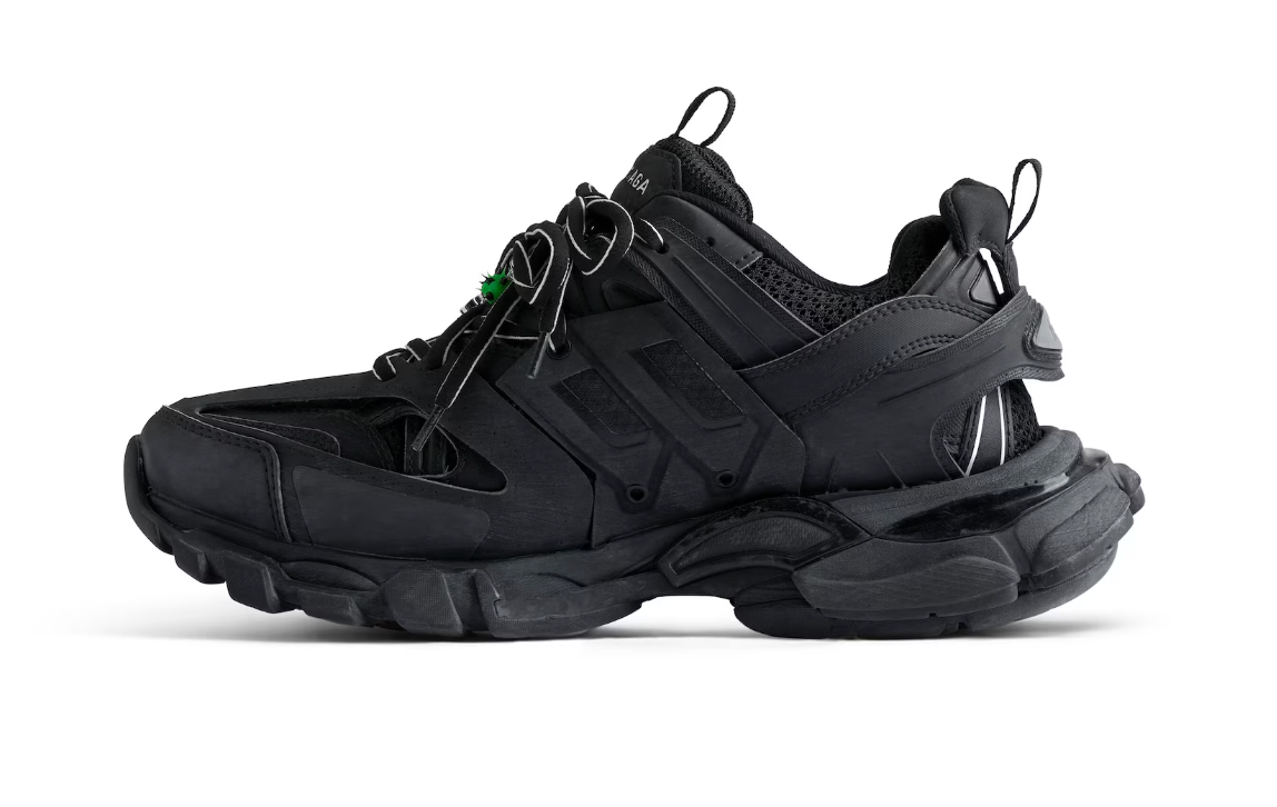 Men's Track Trainers With Charms in Black