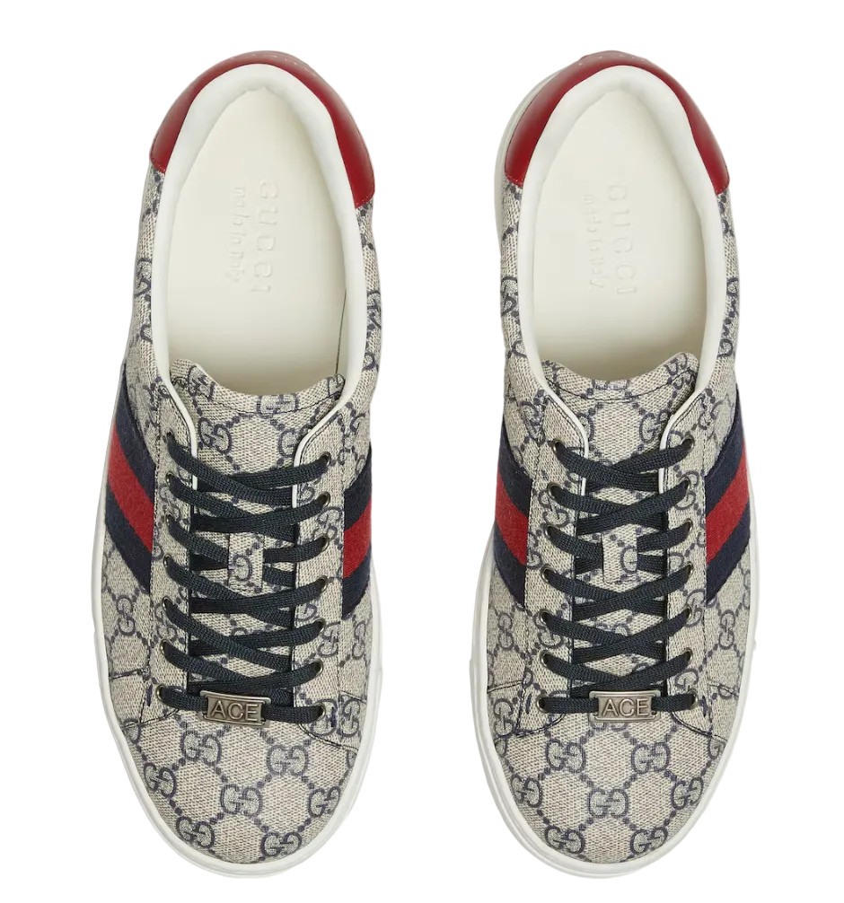 beige and blue GG Supreme