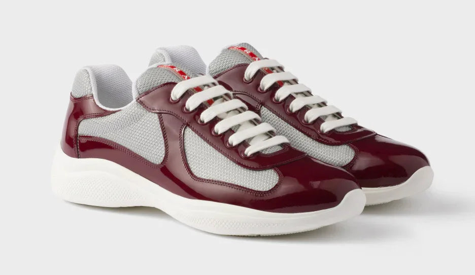 Burgundy-Silver
