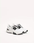 True Act Low Top Trainer In Mesh And Rubberised Fabric